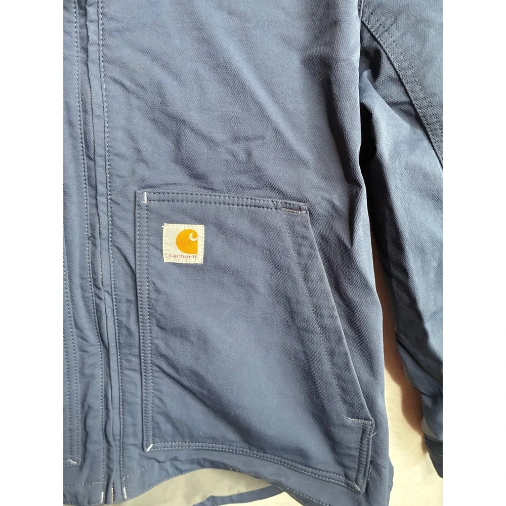 Carhartt Super Dux Rain Defender Relaxed Fit Jacket Navy Blue OJ5534-M Mens L